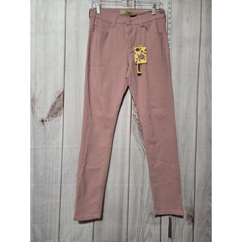 Hybrid & Company Pants Womens XL Dusty Rose Hyper Stretch Skinny‎ Ankle